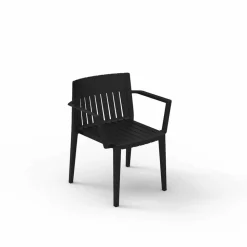 Poltroncina da giardino moderna Spritz by Vondom, in polipropilene, 4 pezzi