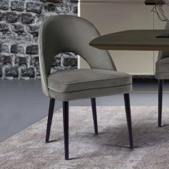 Poltroncina da Soggiorno in Diversi Tessuti con scocca in Legno - Edgar