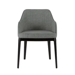 Poltroncina da Soggiorno in Diversi Tessuti e Legno Massello Made in Italy - Evy