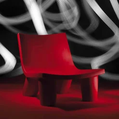 Poltroncina esterno / interno Slide Low Lita colorata made in Italy
