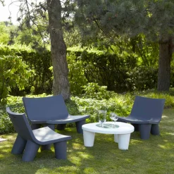 Poltroncina esterno / interno Slide Low Lita colorata made in Italy