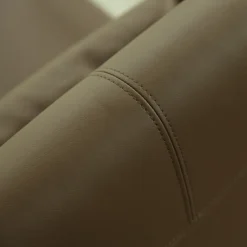 Poltroncina in Metallo e Seduta in Ecopelle Made in Italy - Menta