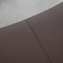 Poltroncina in Metallo e Seduta in Ecopelle Made in Italy - Menta