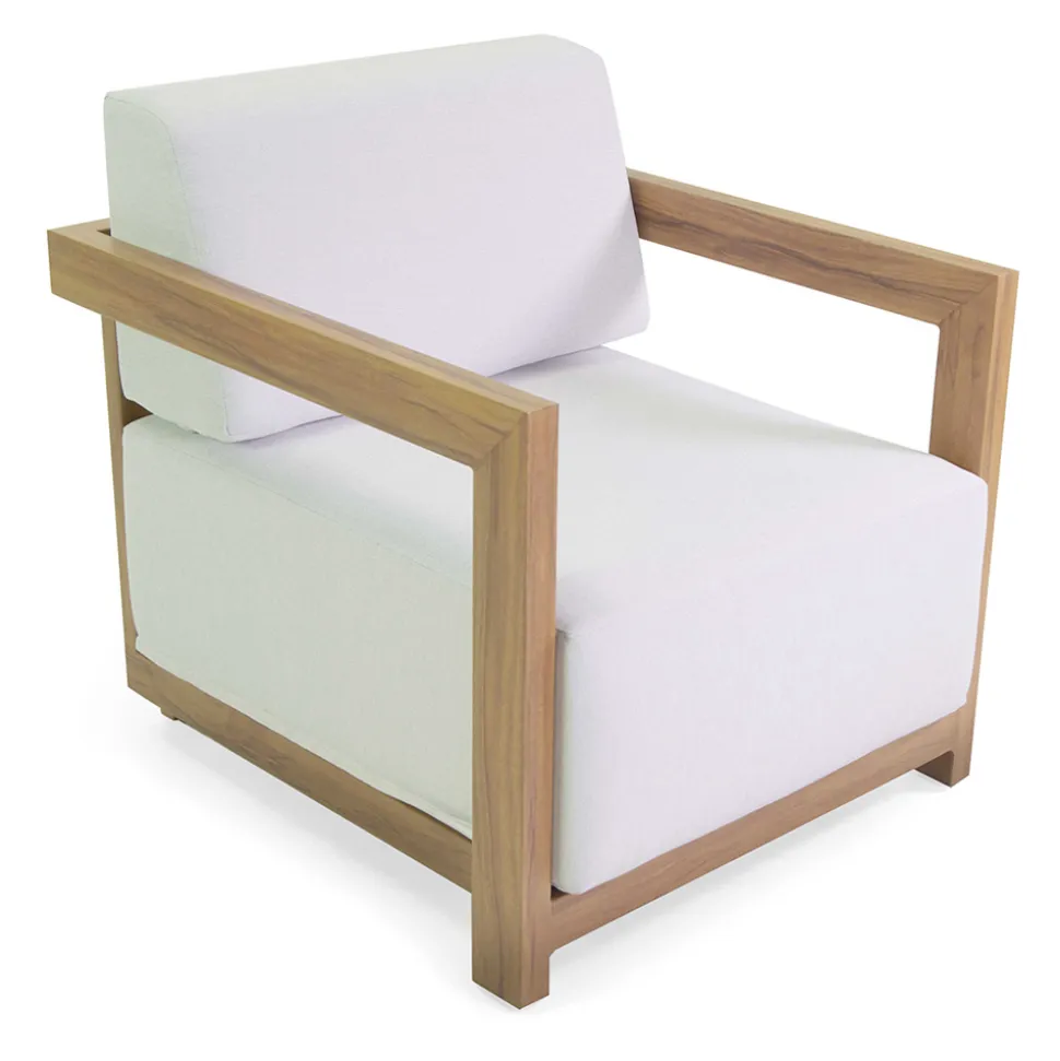 2 Poltrone con Tavolino in Alluminio con Trasferimento Termico Effetto Legno - Camper