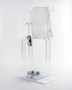 Porta asciugamani da bagno, in plexiglass PMMA Zanica
