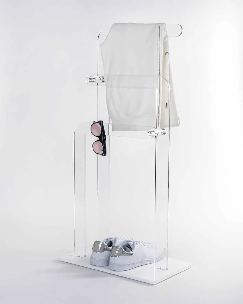 Porta asciugamani da bagno, in plexiglass PMMA Zanica