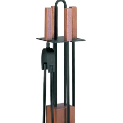 Porta Attrezzi con 4 Accessori, Manici e Struttura in Legno Made in Italy - Koi