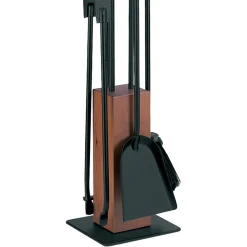 Porta Attrezzi con 4 Accessori, Manici e Struttura in Legno Made in Italy - Koi