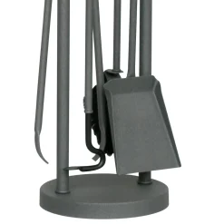 Porta Attrezzi con 4 Utensili per il Camino Made in Italy - Licaone