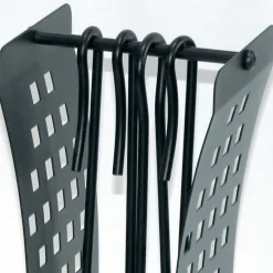 Porta Attrezzi dalle Linee Moderne in Metallo e 4 Utensili Made in Italy - Maiko