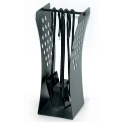 Porta Attrezzi dalle Linee Moderne in Metallo e 4 Utensili Made in Italy - Maiko