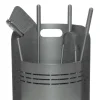 Porta Attrezzi Fisso con 4 Utensili per il Camino Made in Italy - Bonsai