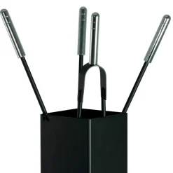 Porta Attrezzi Quadrato in Metallo e 4 Accessori Made in Italy - Iena