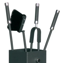 Porta Attrezzi Quadrato in Metallo e 4 Accessori Made in Italy - Iena