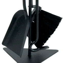 Porta Attrezzi Triangolare con 3 Utensili per il Camino Made in Italy - Tabu