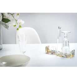 Portabicchieri in Plexiglass Multicolor Made in Italy Elegante - Multibic