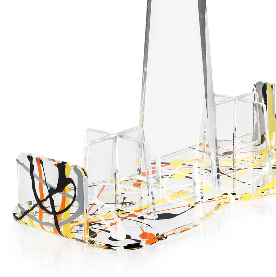 Portabicchieri in Plexiglass Multicolor Made in Italy Elegante - Multibic