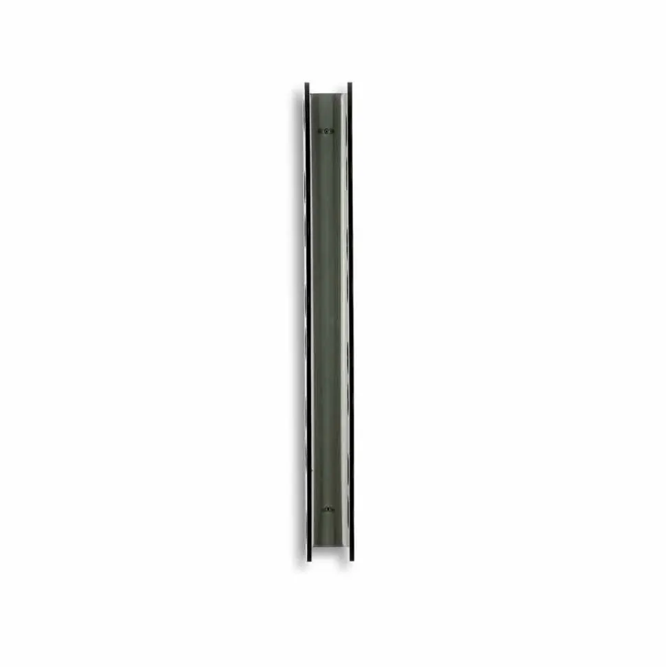Porta bottiglie da muro fumé Baby small L6xH60xP11cm, design moderno