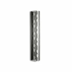 Porta bottiglie da muro fumé Baby small L6xH60xP11cm, design moderno