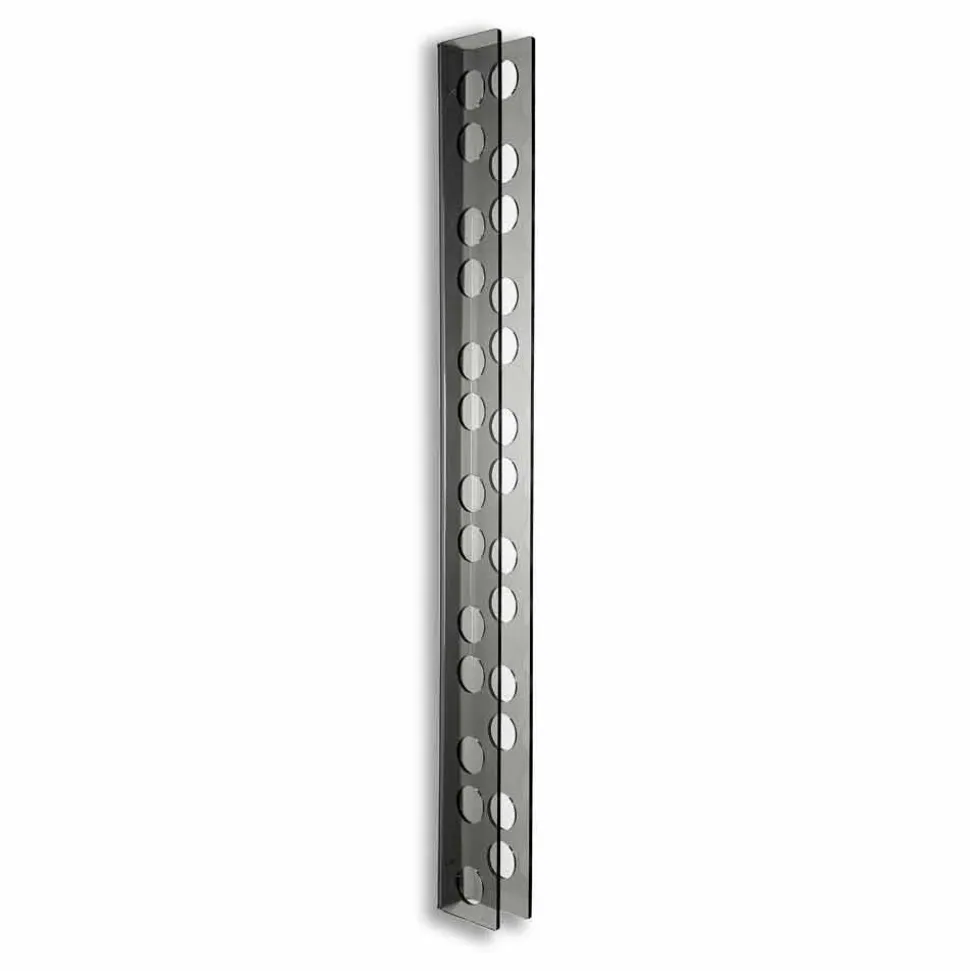 Porta bottiglie da parete fumé Baby Big L6xH100xP11cm, design moderno