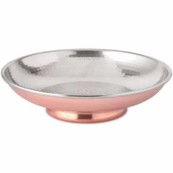 Portafrutta da Tavolo Design Centrotavola Rame Battuto a Mano 28 cm - Terraemare