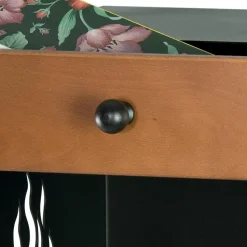 Portalegna con Ruote e Cassetto Superiore Made in Italy - Polare