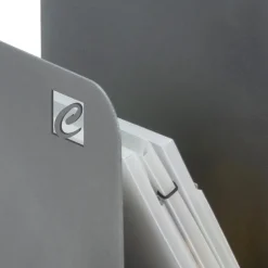 Portalegna di Design per Interno in Acciaio Grigio Made in Italy - Tramontana