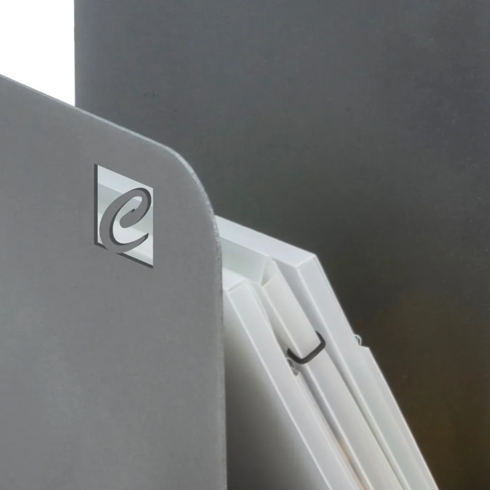 Portalegna di Design per Interno in Acciaio Grigio Made in Italy - Tramontana