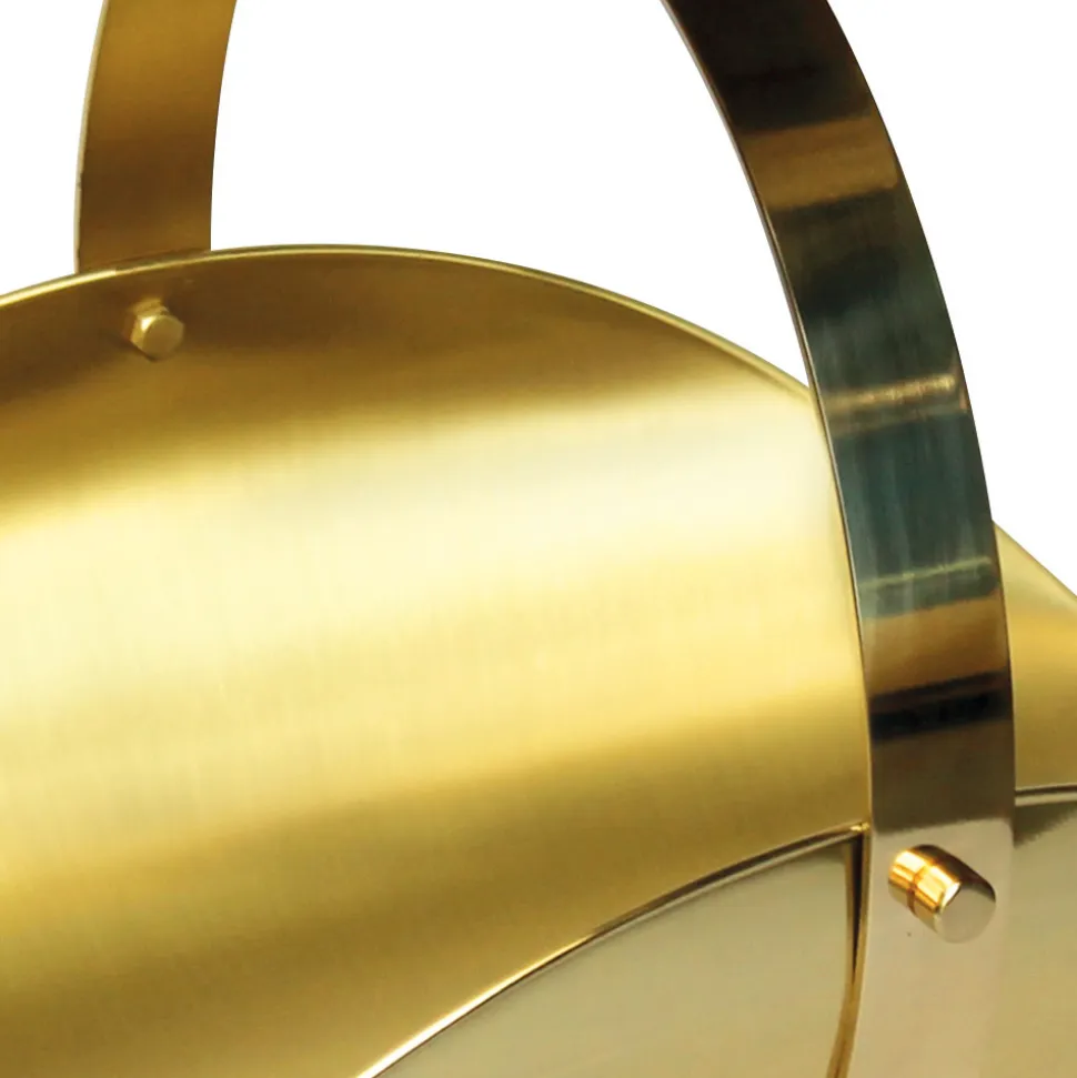Portalegna in Ottone con Maniglia e 4 Piedini Made in Italy - Tigre