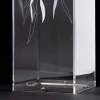 Portaombrelli di Design in Plexiglass Trasparente con Foglie Incise - Kanno