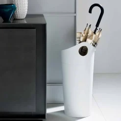 Portaombrelli in cuoi rigenerato di design fatto a mano Pluvia