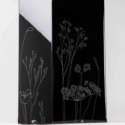 Portaombrelli Moderno in Plexiglass Nero o Trasparente con Incisione - Florinto