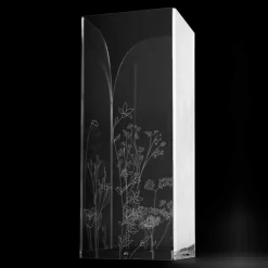 Portaombrelli Moderno in Plexiglass Nero o Trasparente con Incisione - Florinto
