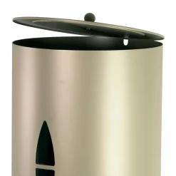 Porta Pellet con Coperchio, Scopetta e Paletta Made in Italy - Cacatua
