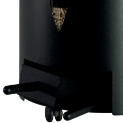 Porta Pellet con Coperchio, Scopetta e Paletta Made in Italy - Cacatua