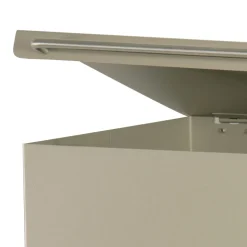 Porta Pellet in Metallo con Ruote e Coperchio Made in Italy - Gazza