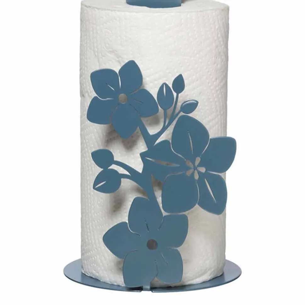 Portarotolo da Cucina a Fiori di Design Moderno in Ferro Made in Italy – Marken