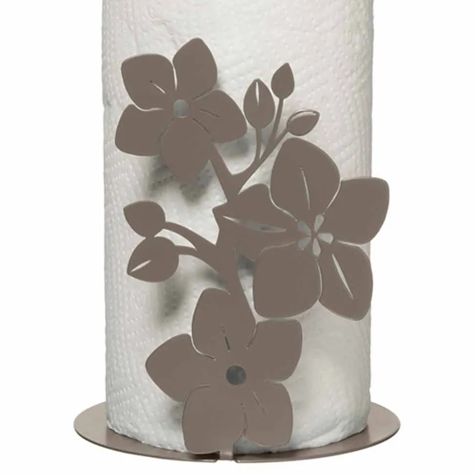 Portarotolo da Cucina a Fiori di Design Moderno in Ferro Made in Italy – Marken