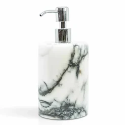 Porta Sapone Bagno in Marmo Paonazzo di Design Made in Italy - Curt