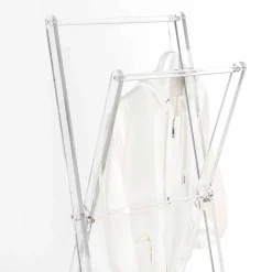 Portasciugamani da Terra Design in Plexiglass Trasparente o con Legno - Stendio