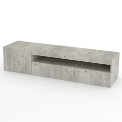 Porta Tv in Legno da Soggiorno Design Italiano con Vano a Giorno - Suzana