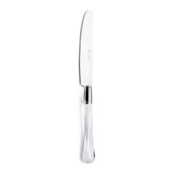 Posate Acciaio Inox Lucido e Manico in Acrilico Trasparente 24 Pz - Brilli
