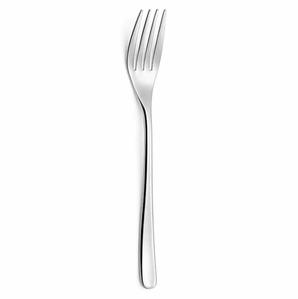 Posate da Tavola in Acciaio Inox Lucido Design Moderno Lusso 24 Pezzi - Bijou