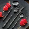 24 Posate in Acciaio Forgiato Lucido di Diverse Finiture Made in Italy - Osaka