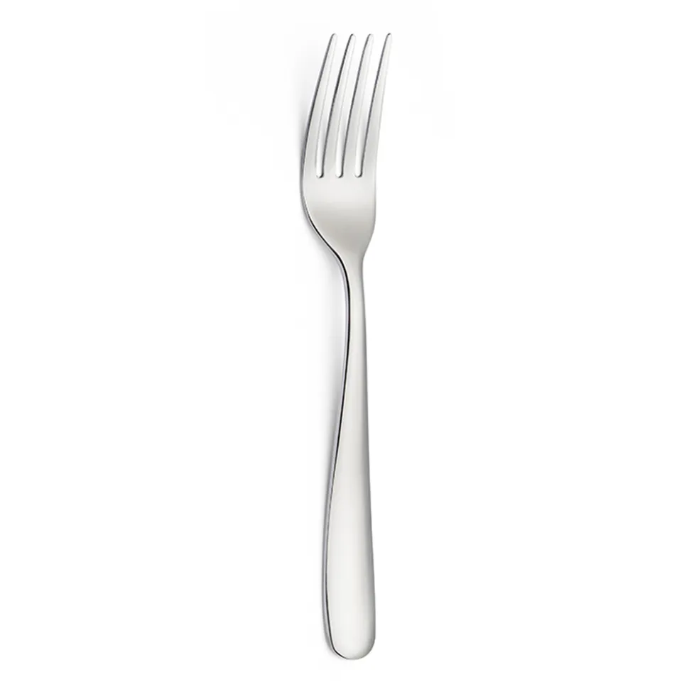 Posate in Acciaio Inox Lucido Design Moderno Essenziale 24 Pezzi - Mekano