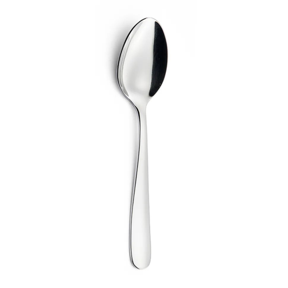 Posate in Acciaio Inox Lucido Design Moderno Essenziale 24 Pezzi - Mekano