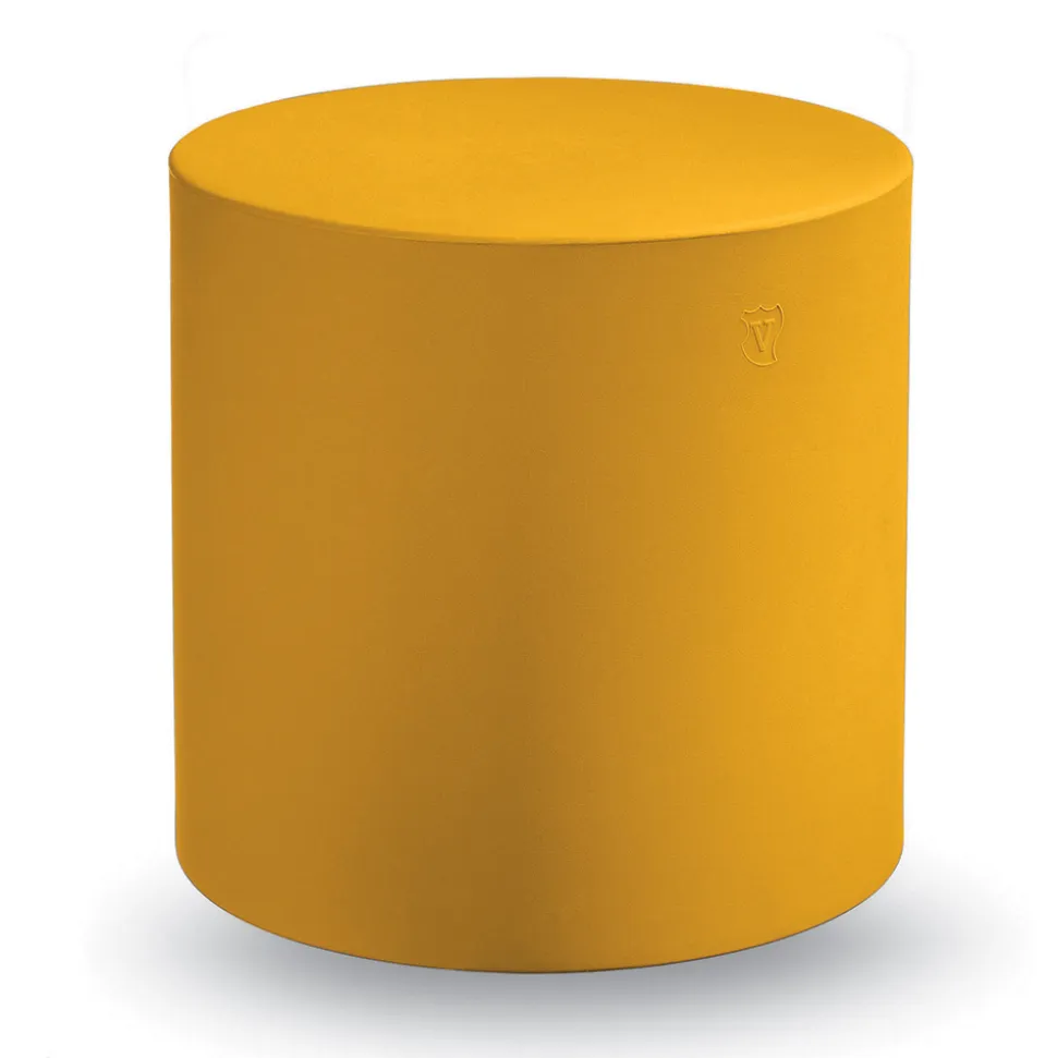 Pouf da Giardino Cilindrico in Polietilene Colorato Made in Italy - Viky