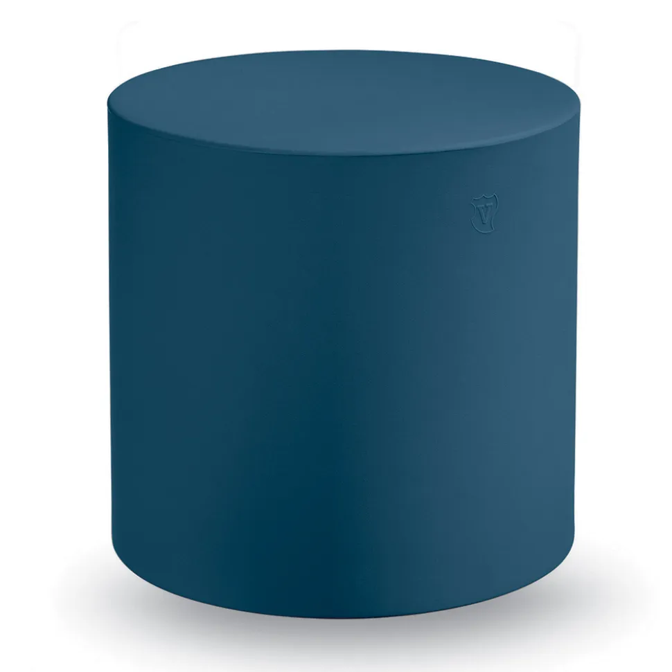 Pouf da Giardino Cilindrico in Polietilene Colorato Made in Italy - Viky