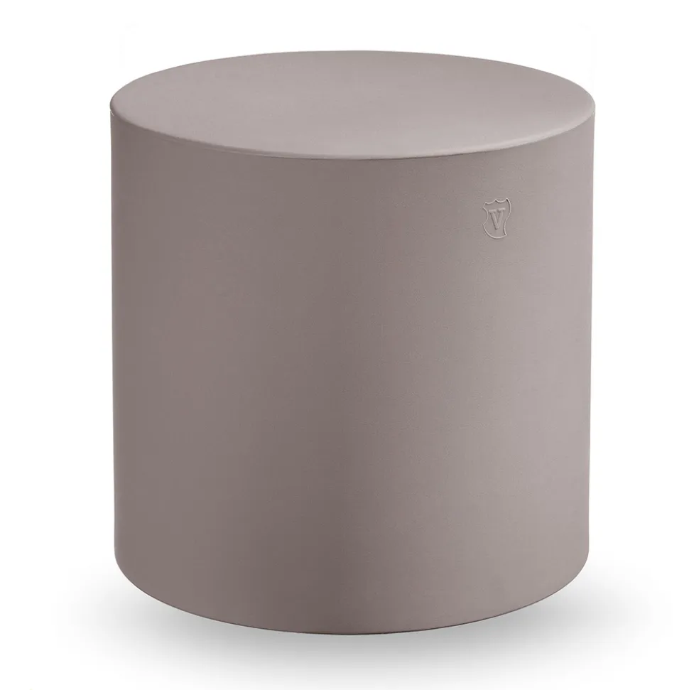 Pouf da Giardino Cilindrico in Polietilene Colorato Made in Italy - Viky