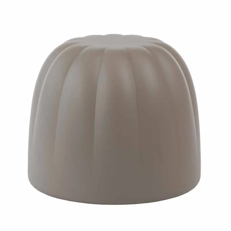 Pouf morbido colorato Slide Gelee in poliuretano prodotto in Italia